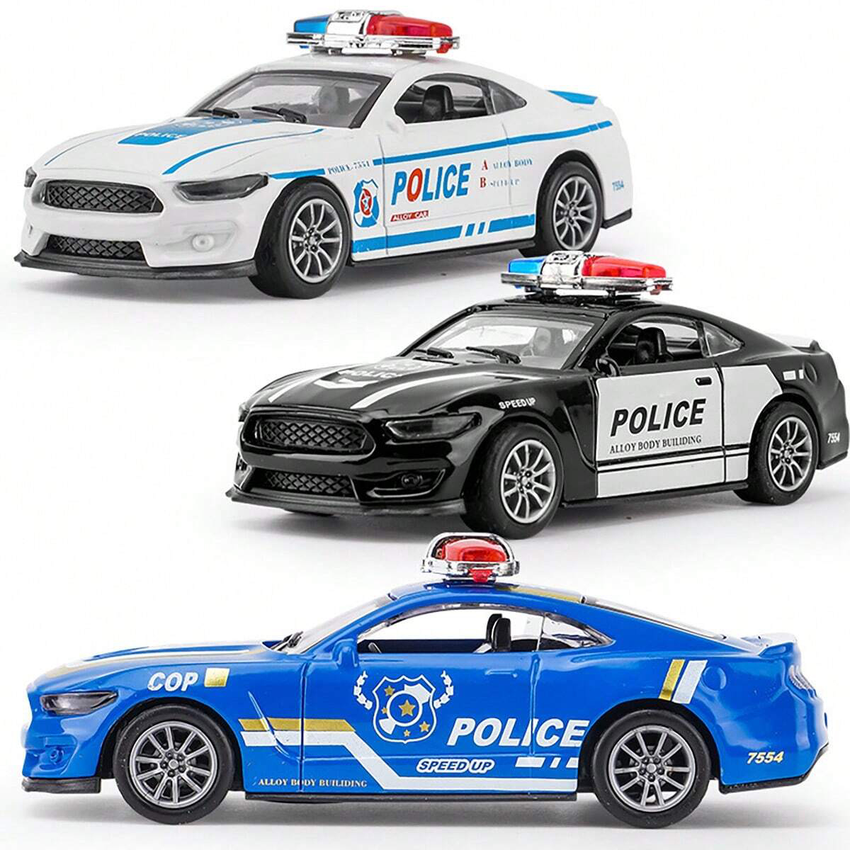 Kids Toys Vehicle - รถโมเดลอัลลอยด์แบบดึงถอยหลัง ประตูไม่เปิดได้ ของเล่นสะสมสำหรับเด็ก
