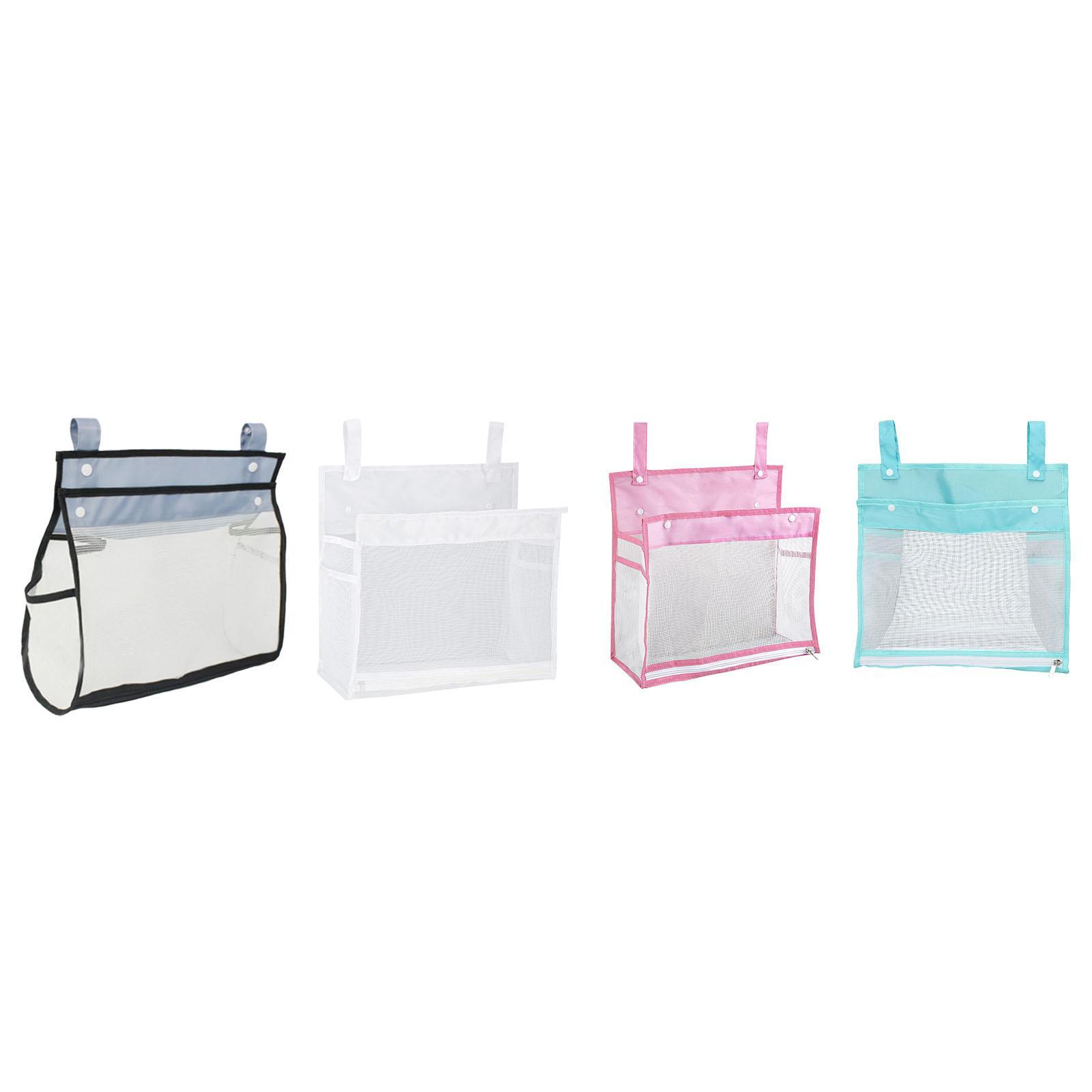 Kids Zipper Toys - ที่เก็บของเล่นอาบน้ำแบบตาข่ายอเนกประสงค์ พร้อมซิปด้านล่าง สำหรับแขวนในห้องน้ำ ชั้นวางของในห้องอาบน้ำ ที่เก็บของเล่นอาบน้ำสำหรับเด็กเล็กและเด็ก