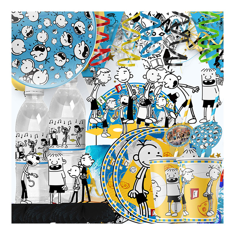 Banner Kids Toys - Diary of A Wimpy เด็กวันเกิดธีมปาร์ตี้ชุดตกแต่ง Party