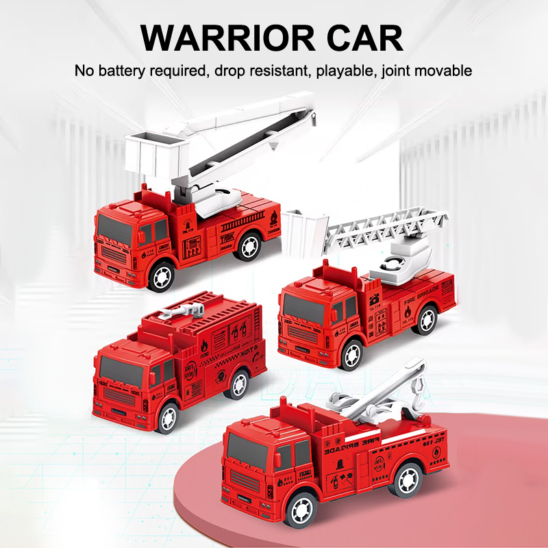 Kids Toys Vehicle - รถบรรทุกของเล่นเด็ก 1 ชิ้น แบบดึงกลับได้ รุ่นรถก่อสร้าง ของเล่นเด็กผู้ชาย