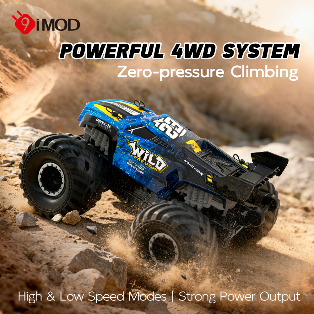 Kids Toys Long Island - รถบรรทุกมอนสเตอร์สะเทินน้ำสะเทินบก 9IMOD RC ขับเคลื่อน 4 ล้อ