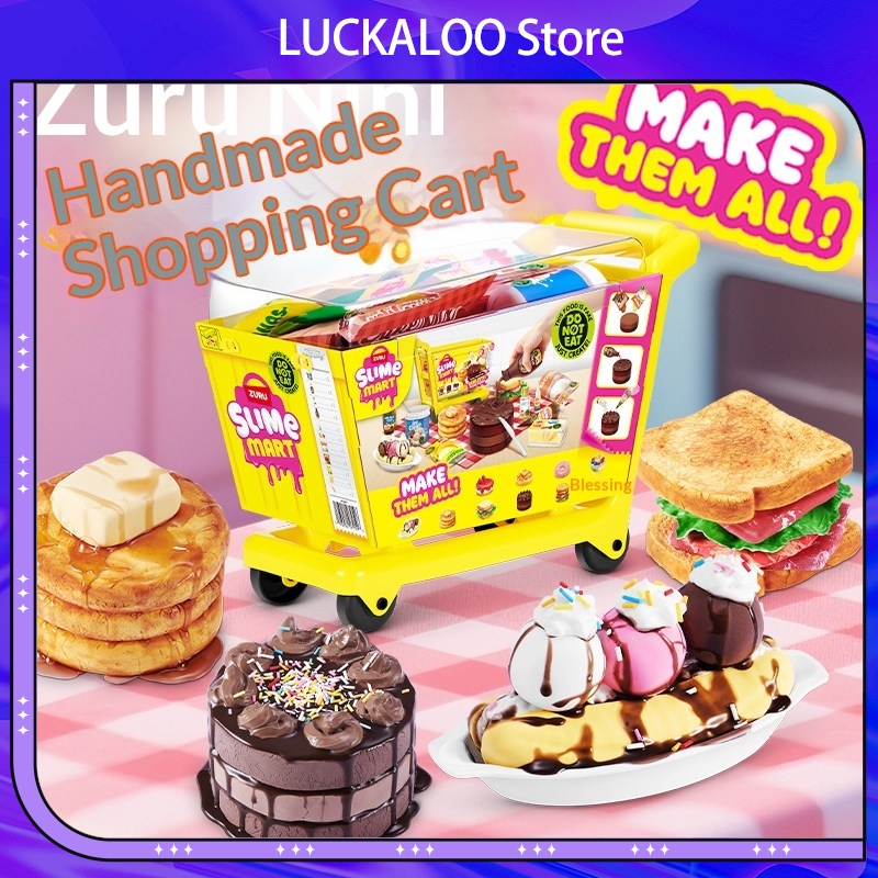 Kids Toys Kitchen - ชุดทำสไลม์ Zuru Mini Slime Mart Shopping