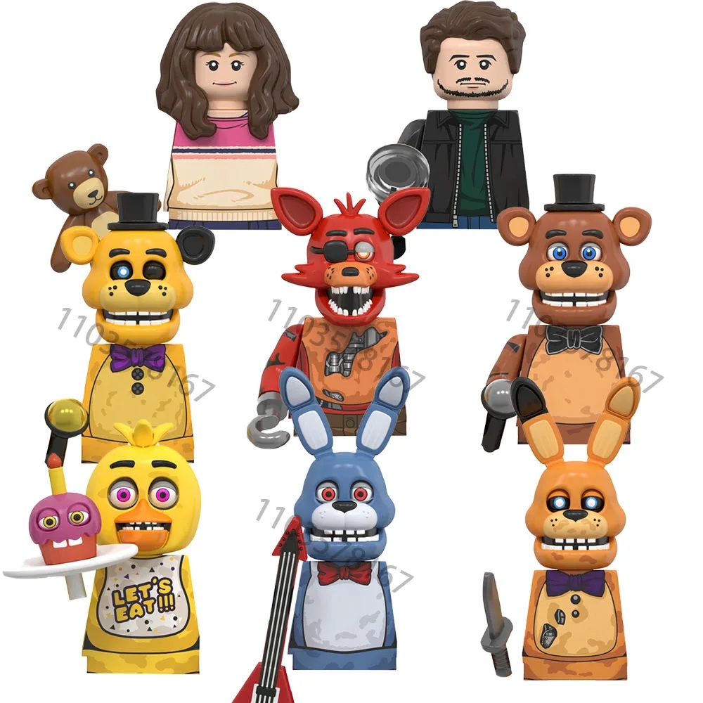 Sandbox Play Set - @WM6170 อะนิเมะการ์ตูนโมเดลตัวต่อ ชุดตัวต่อสยองขวัญขนาดเล็ก ประกอบเข้ากันได้ ของเล่นตัวต่อ ของขวัญวันเกิดสำหรับเด็ก