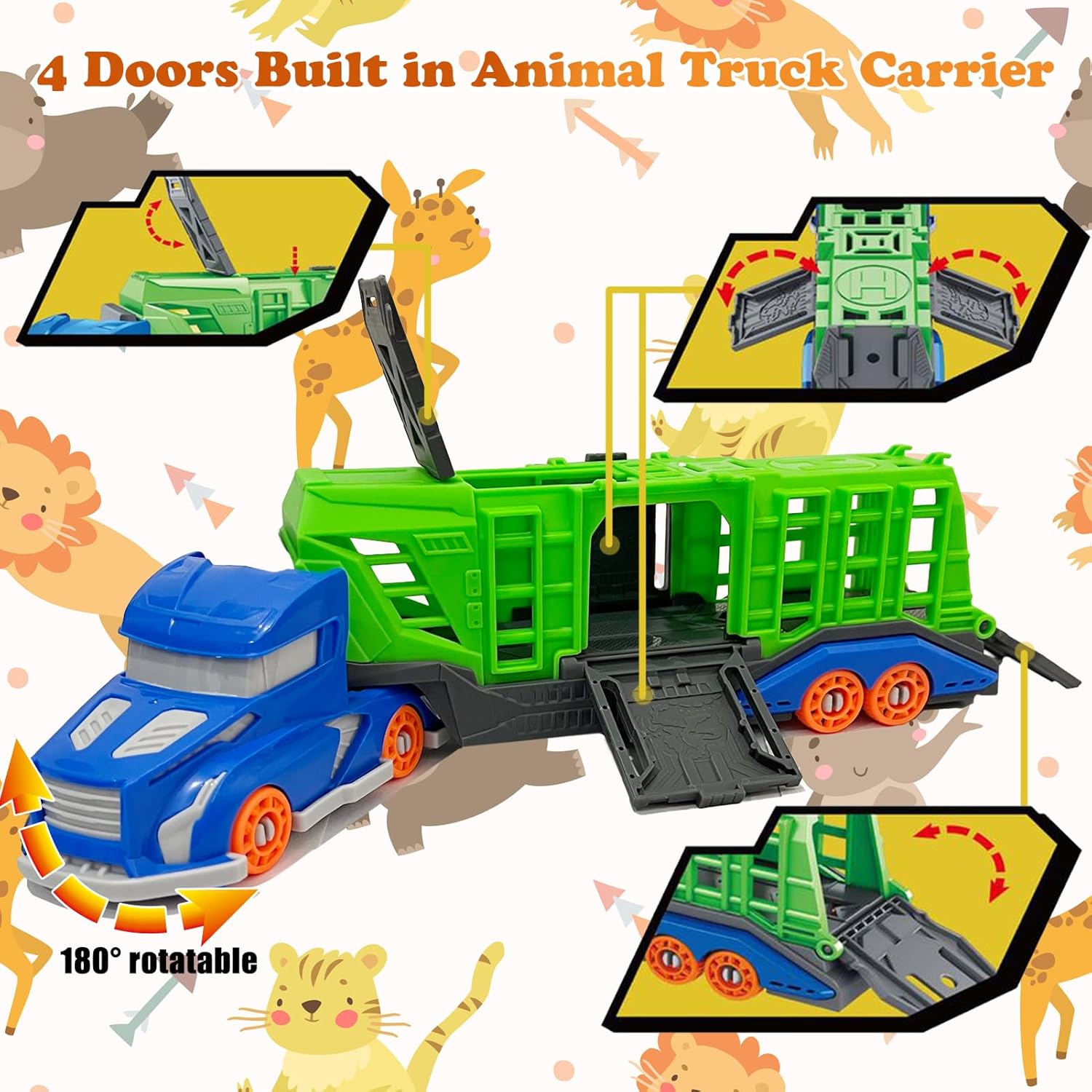 ชุดของเล่นรถขนส่งสัตว์ไดโนเสาร - Sandbox Play Set บทวิจารณ์และราคา