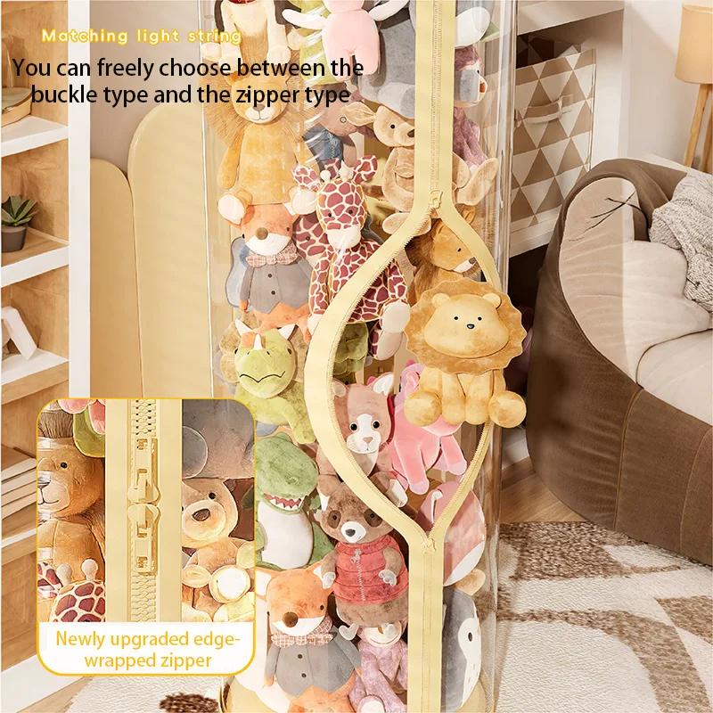 กล่องเก็บตุ๊กตาแบบใส กล่องเก็บ - Kids Zipper Toys บทวิจารณ์และราคา