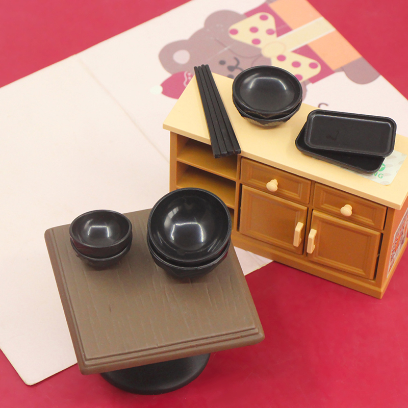 บ้านตุ๊กตาขนาดเล็ก1ชุด1:6 1:12 - Kids Toys Kitchen บทวิจารณ์และราคา
