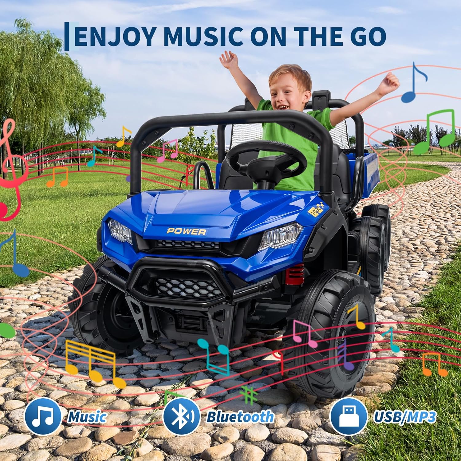 รถดั๊มพ์เด็กนั่งขับ 24V 4WD 2  - Kids Toys Vehicle บทวิจารณ์และราคา