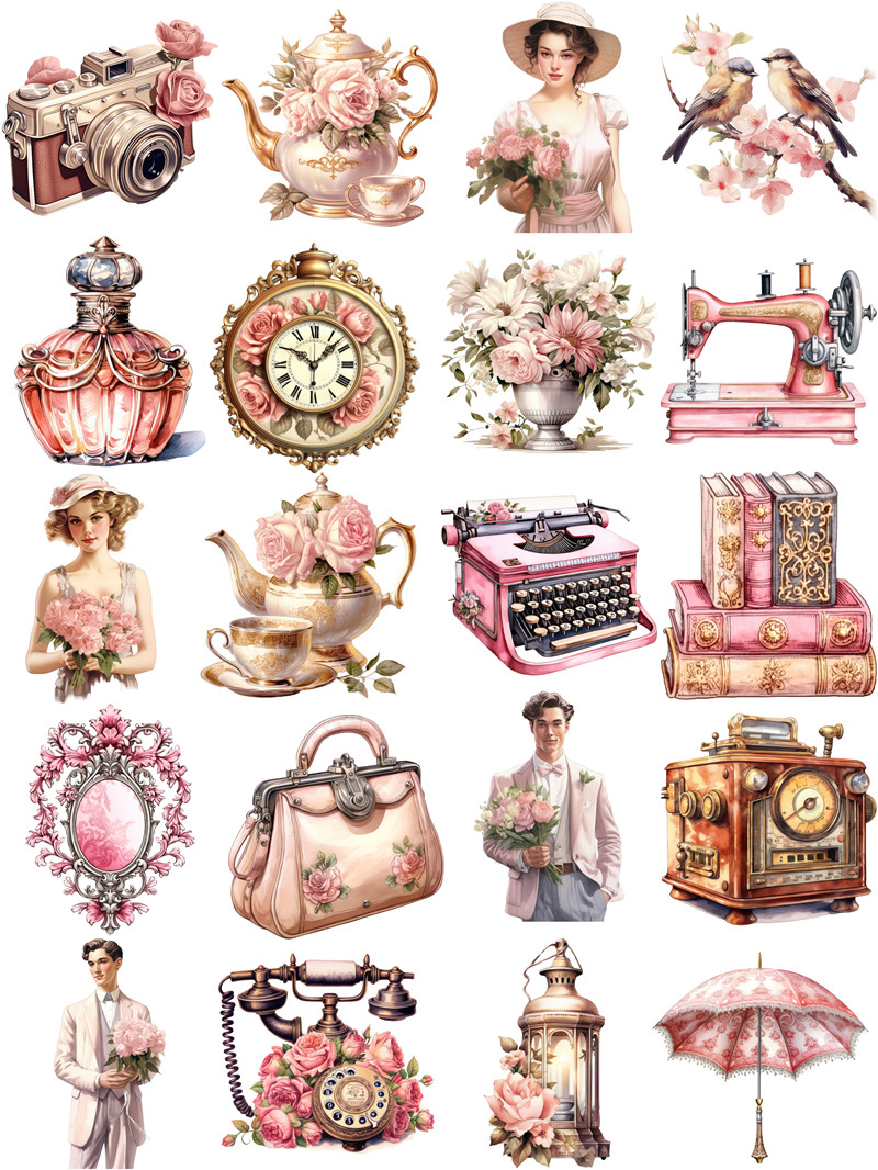 งานฝีมือสติกเกอร์วินเทจและสติก - Kids Toys Vintage บทวิจารณ์และราคา