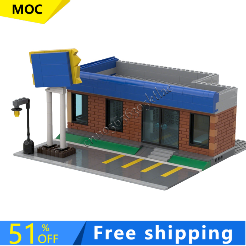 717 ชิ้น MOC ชุดตัวต่ออาคารร้า - Kids Toys Rental บทวิจารณ์และราคา