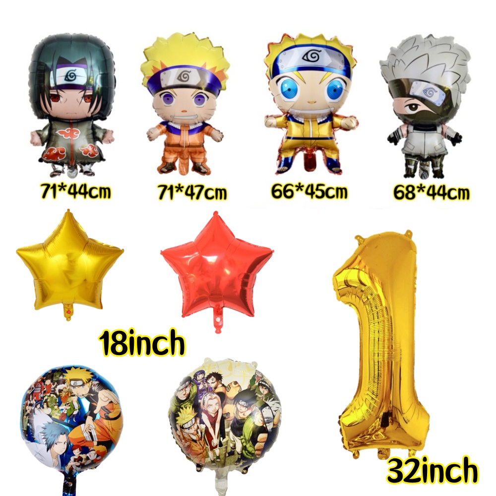 ลูกโป่งฟอยล์ลายนารูโตะ ขนาด 12 - Banner Kids Toys บทวิจารณ์และราคา