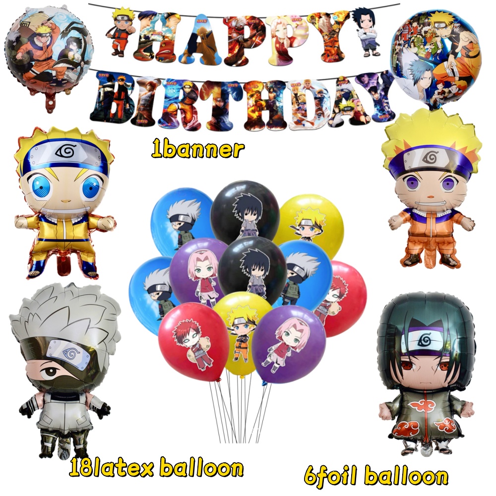 ลูกโป่งฟอยล์ลายนารูโตะ ขนาด 12 - Banner Kids Toys บทวิจารณ์และราคา