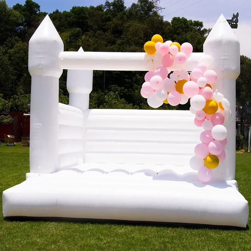 3 M/4 M สีขาว/สีดําปราสาท Boun - Kids Toys Rental บทวิจารณ์และราคา