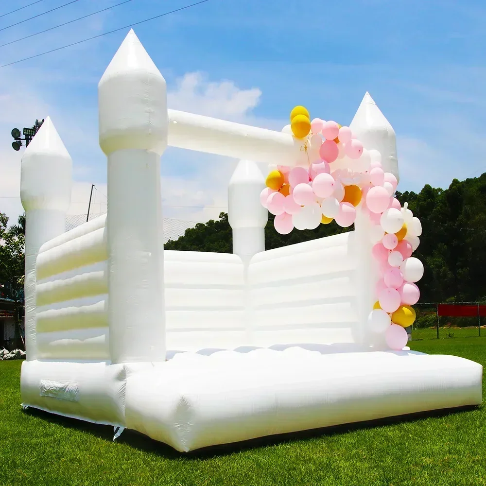 3 M/4 M สีขาว/สีดําปราสาท Boun - Kids Toys Rental บทวิจารณ์และราคา