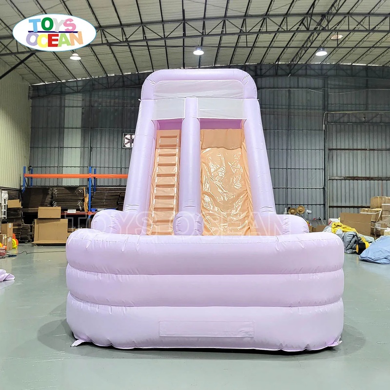 สไลเดอร์น้ำเป่าลม PVC สีขาวขนา - Kids Toys Rental บทวิจารณ์และราคา