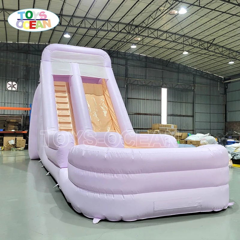 สไลเดอร์น้ำเป่าลม PVC สีขาวขนา - Kids Toys Rental บทวิจารณ์และราคา