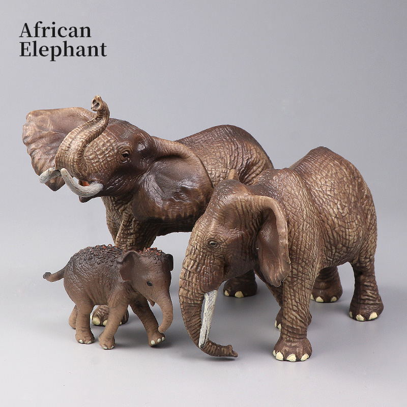 สัตว์ป่าแอฟริกัน ช้างมามมอธขนา - Kids Toys Elephant บทวิจารณ์และราคา