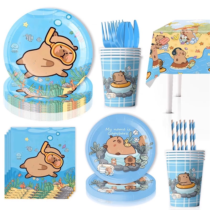 การ์ตูน Capybara Party Supplie - Banner Kids Toys บทวิจารณ์และราคา