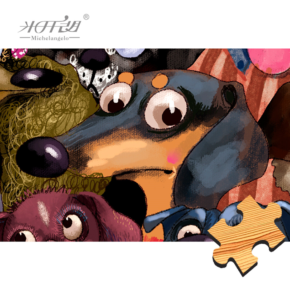 Michelangelo ไม้จิ๊กซอว์ปริศนา - Kids Toys Under 500 บทวิจารณ์และราคา