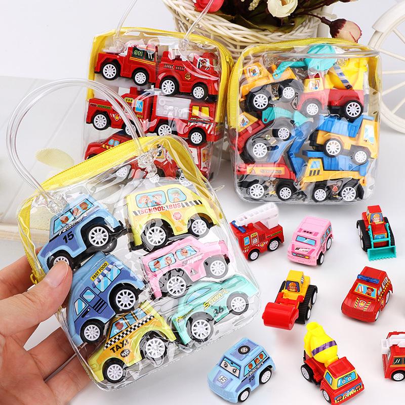 รถของเล่นแบบดึงกลับ 6 คัน รถขอ - Kids Toys Vehicle บทวิจารณ์และราคา
