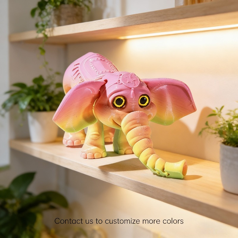 โมเดลช้างพิมพ์ 3 มิติ ขนาด 10  - Kids Toys Elephant บทวิจารณ์และราคา