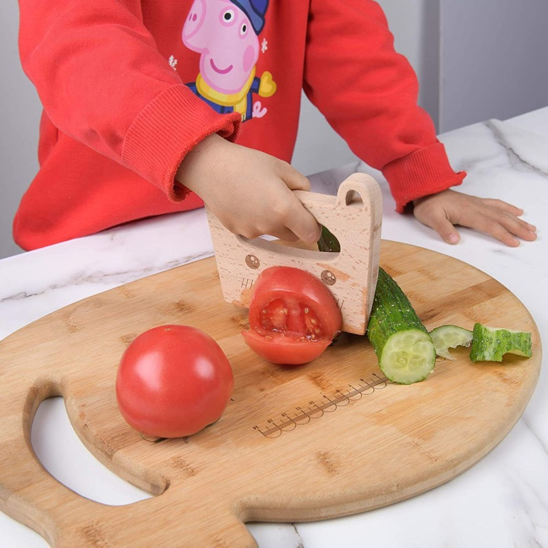 มีดไม้สำหรับเด็กของเล่นทำอาหาร - Kids Toys Kitchen บทวิจารณ์และราคา