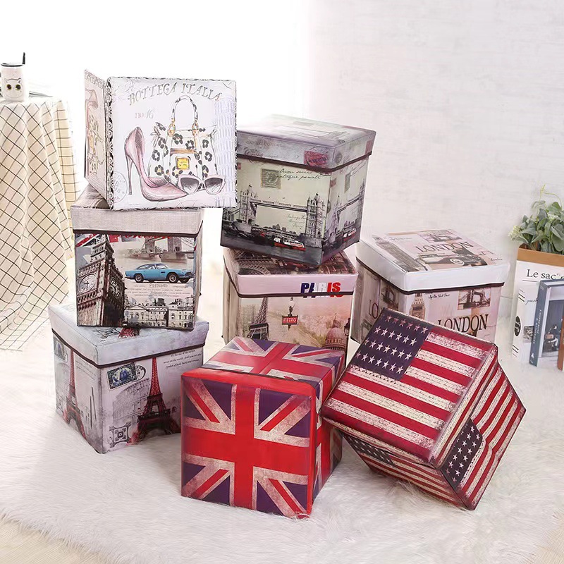 กล่องเก็บของพับได้พิมพ์ลายวินเ - Kids Toys Vintage บทวิจารณ์และราคา