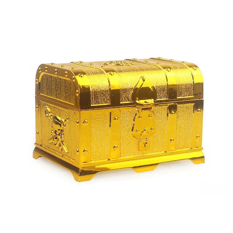 Pirate Treasure Chest ตกแต่งใน - Kids Toys Vintage บทวิจารณ์และราคา