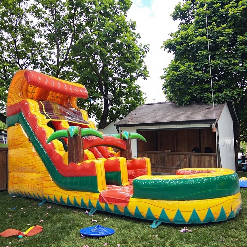 สไลเดอร์น้ำเป่าลมขนาดใหญ่ PVC  - Kids Toys Rental บทวิจารณ์และราคา