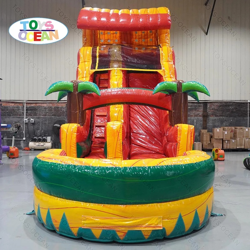 สไลเดอร์น้ำเป่าลมขนาดใหญ่ PVC  - Kids Toys Rental บทวิจารณ์และราคา