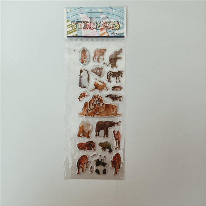 6 ชิ้นสัตว์ป่าสไตล์สติกเกอร์ขอ - Kids Toys Elephant บทวิจารณ์และราคา