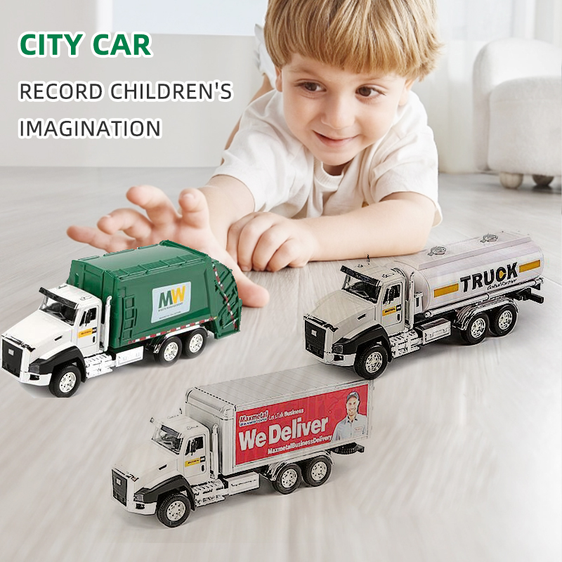 รถบรรทุกน้ำมันถังขยะในรถยนต์รถ - Kids Toys Vehicle บทวิจารณ์และราคา