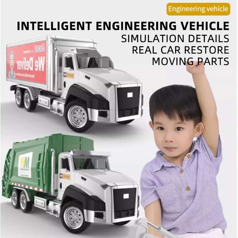 รถบรรทุกน้ำมันถังขยะในรถยนต์รถ - Kids Toys Vehicle บทวิจารณ์และราคา