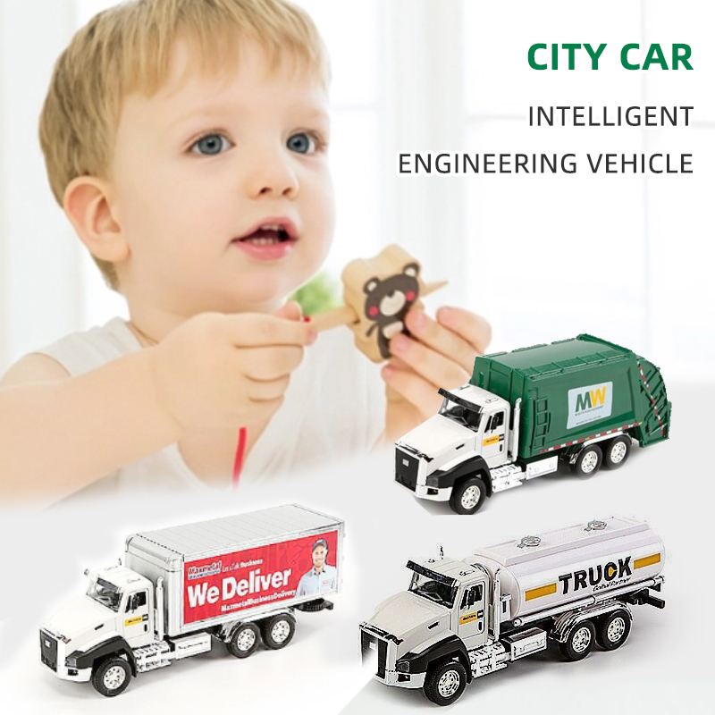 รถบรรทุกน้ำมันถังขยะในรถยนต์รถ - Kids Toys Vehicle บทวิจารณ์และราคา